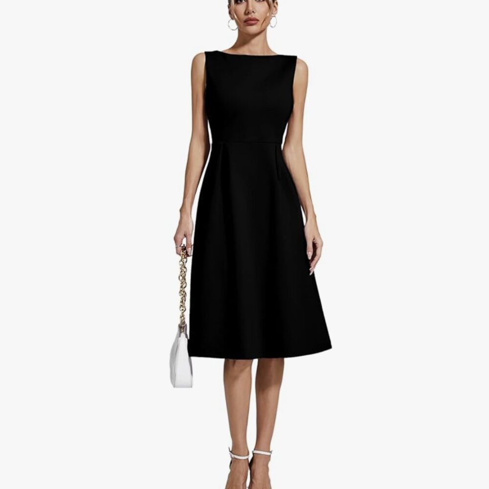 NWT Gorgeous dress work casual, cocktail party, elegant, summer Size L (10-12)